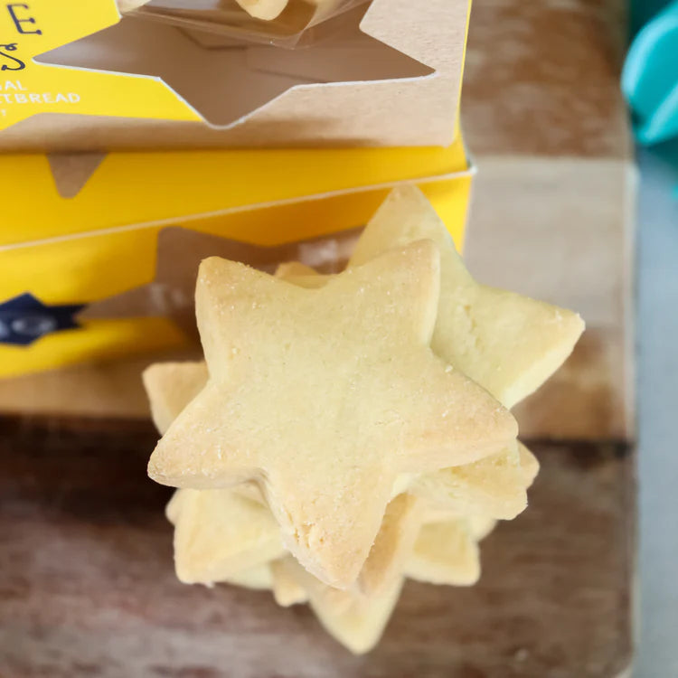 Molly Woppy Festive Stars | Shortbread available at Bear & Moo