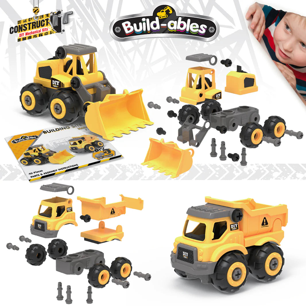 Construct IT Build-ables | Building Site Vehicles available at Bear & Moo