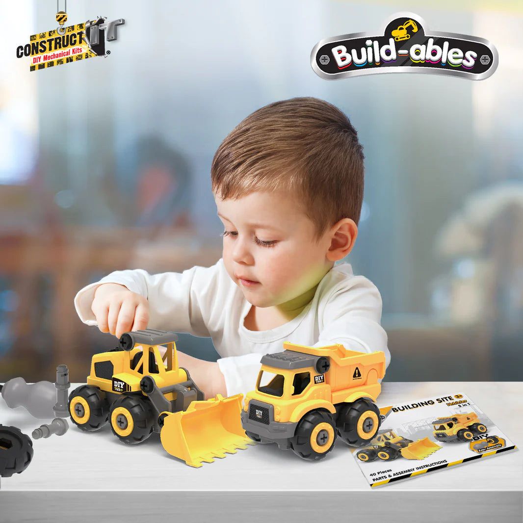 Construct IT Build-ables | Building Site Vehicles available at Bear & Moo
