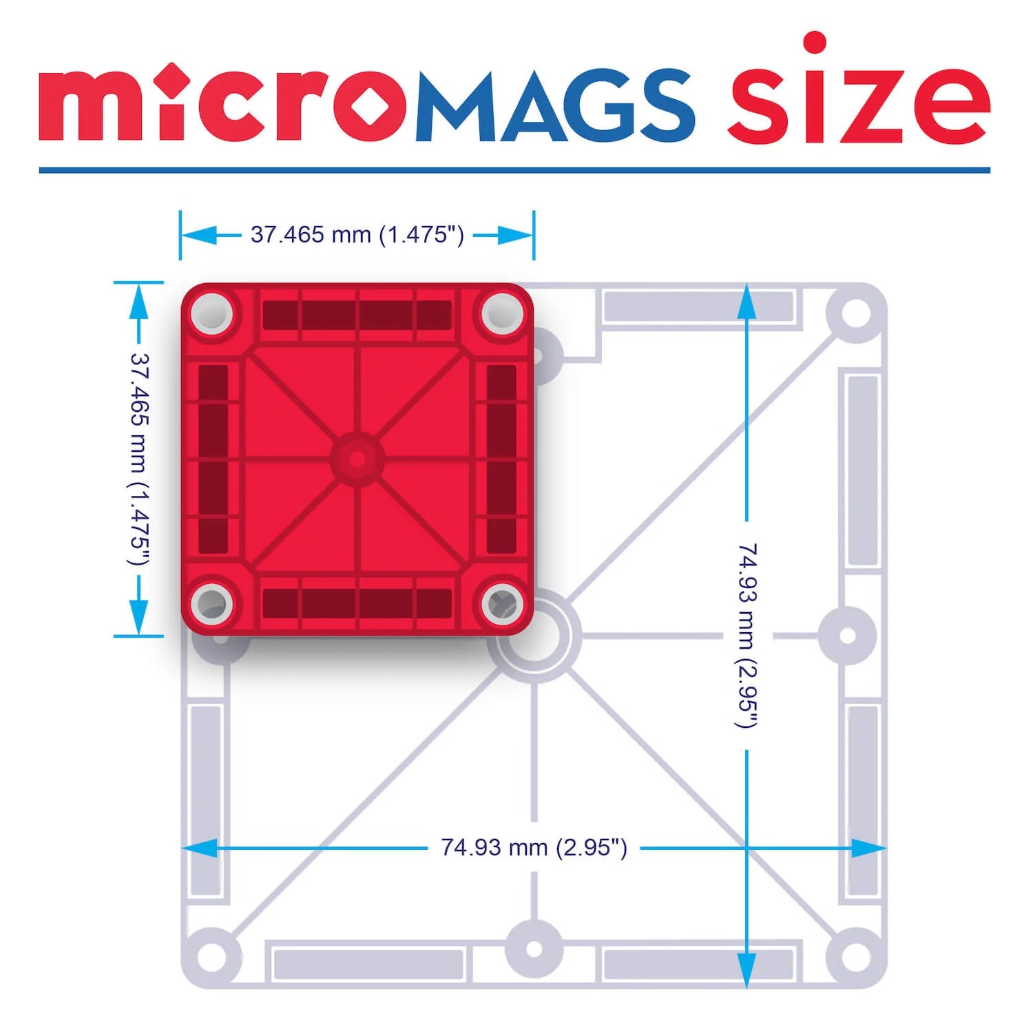 Magna-Tiles microMAGS Travel Set available at Bear & Moo