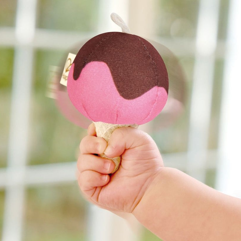 Hape Sensory Scoop Ice Cream Truck | Soft Toy available at Bear & Moo