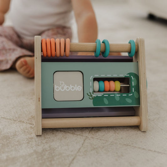 Bubble Wooden Activity Triangle available at Bear & Moo