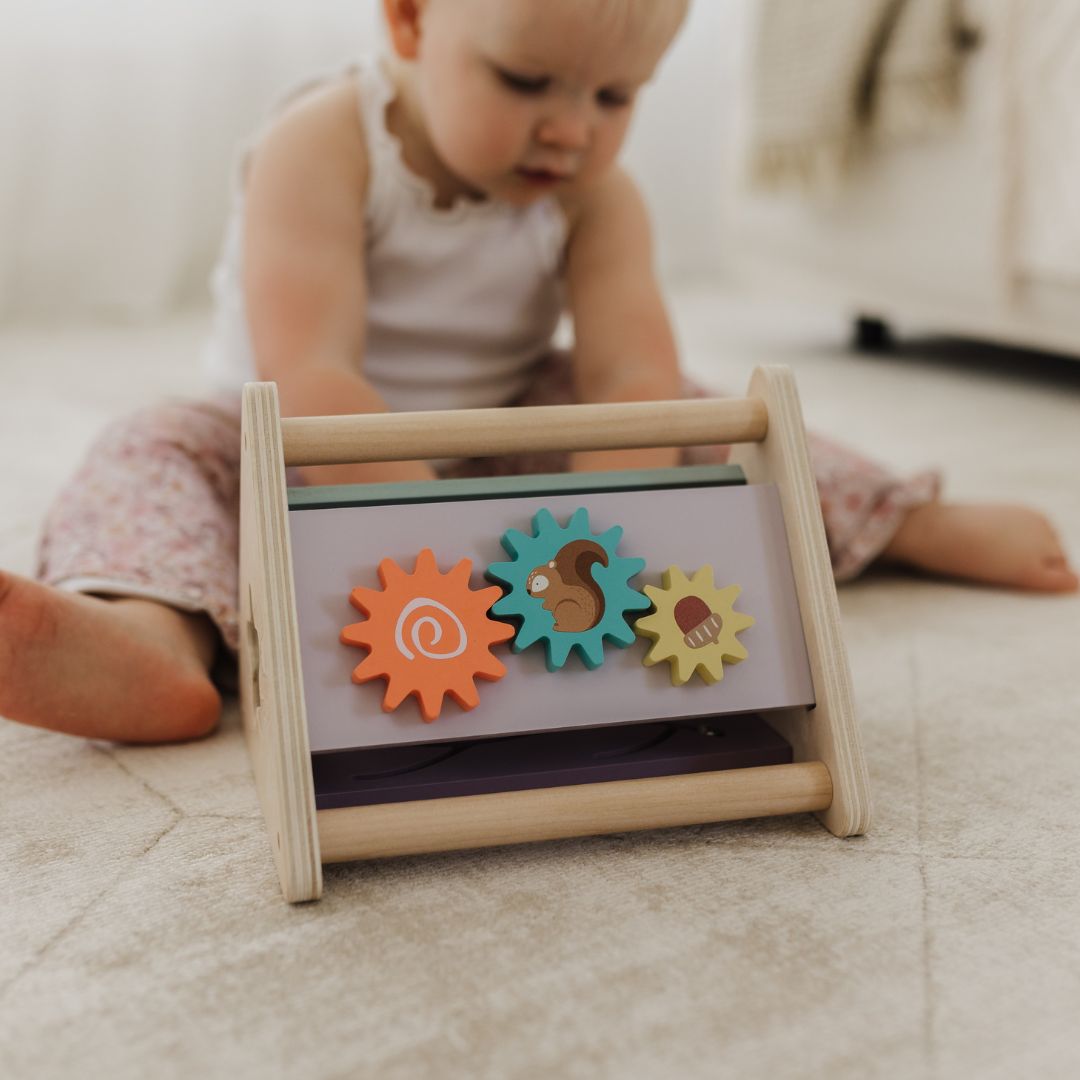 Bubble Wooden Activity Triangle available at Bear & Moo