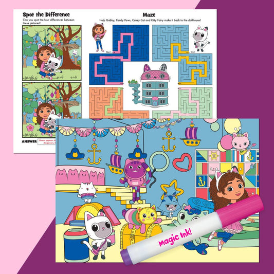 Hinkler Inkredibles Gabby's Dollhouse Poster Activity Kit available at Bear & Moo