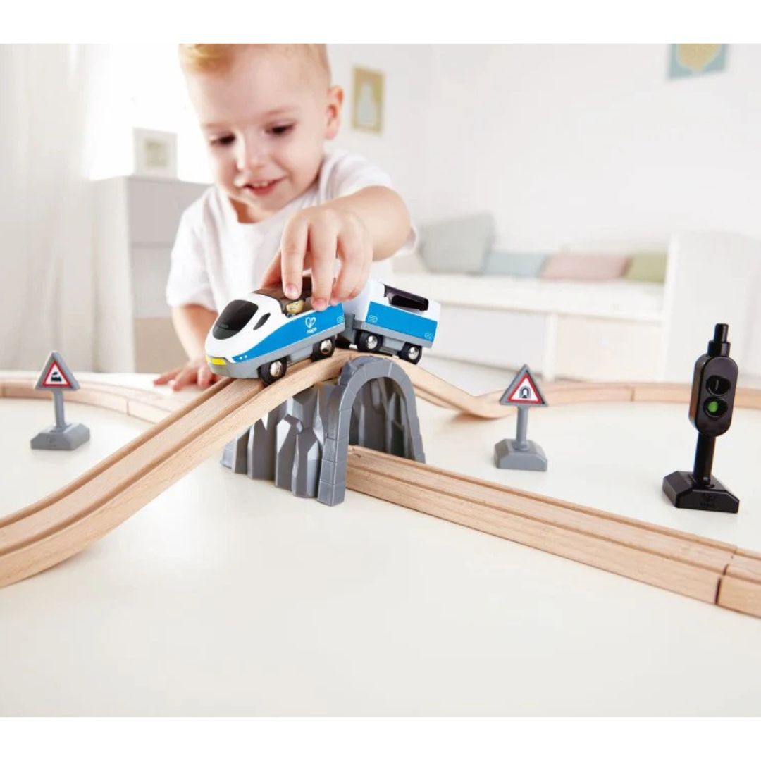 Hape Passenger Train Set | Figure of 8 available at Bear & Moo