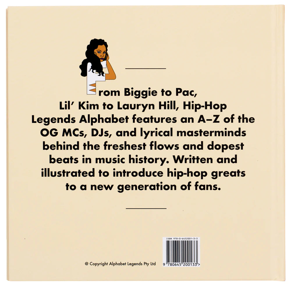 Hip-Hop Legends Alphabet Book from Alphabet Legends available at Bear & Moo