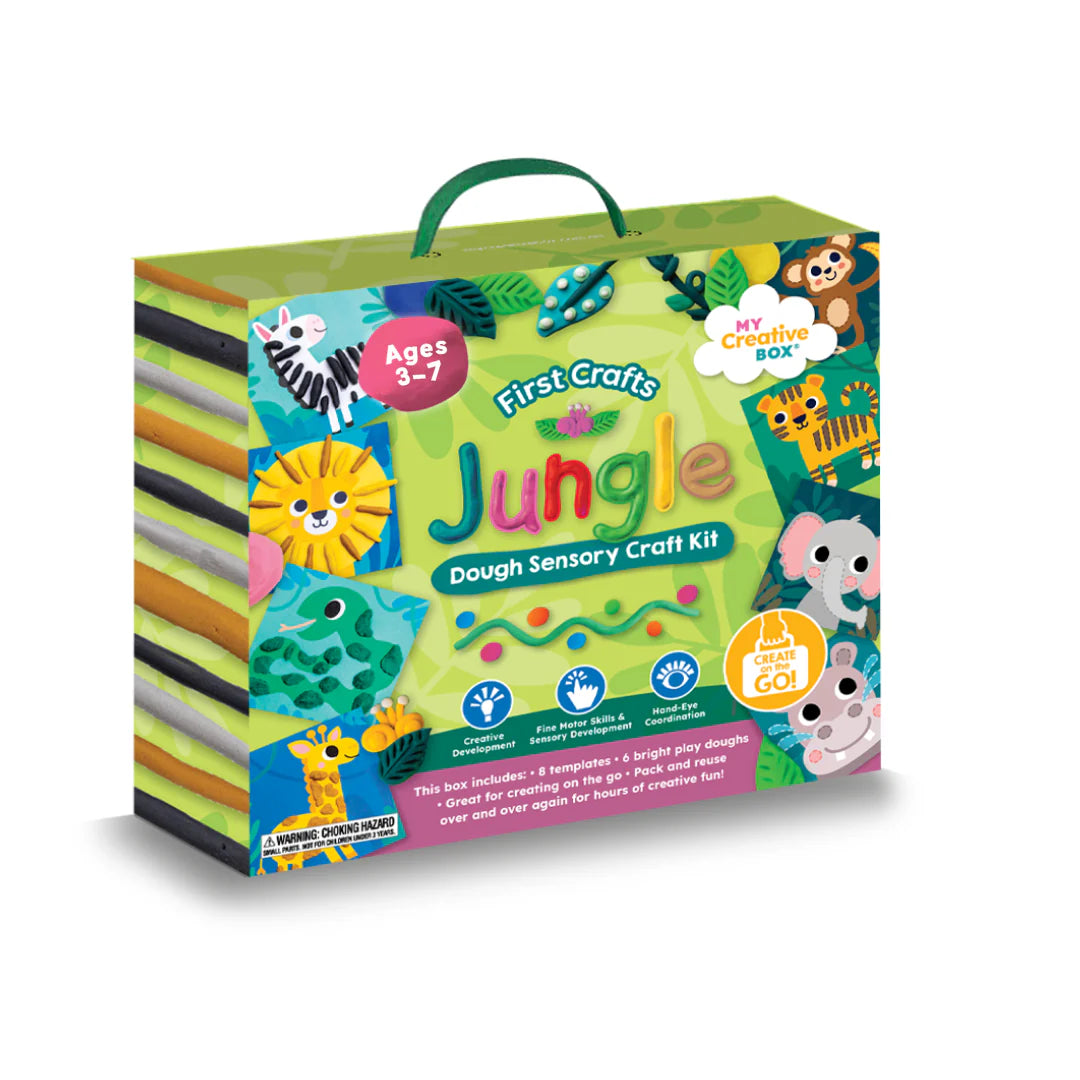 My Creative Box Jungle Dough Sensory Craft Box available at Bear & Moo