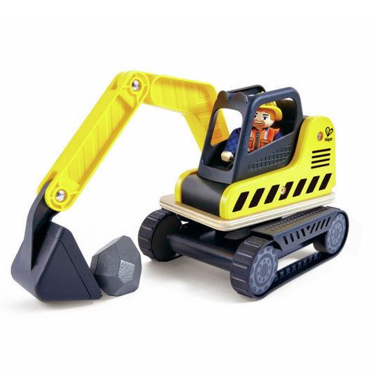 Hape Dig’N Dump Excavator available at Bear & Moo