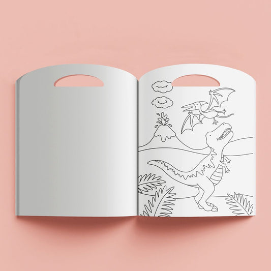 Hinkler On the Farm Shaped Colouring Book available at Bear & Moo