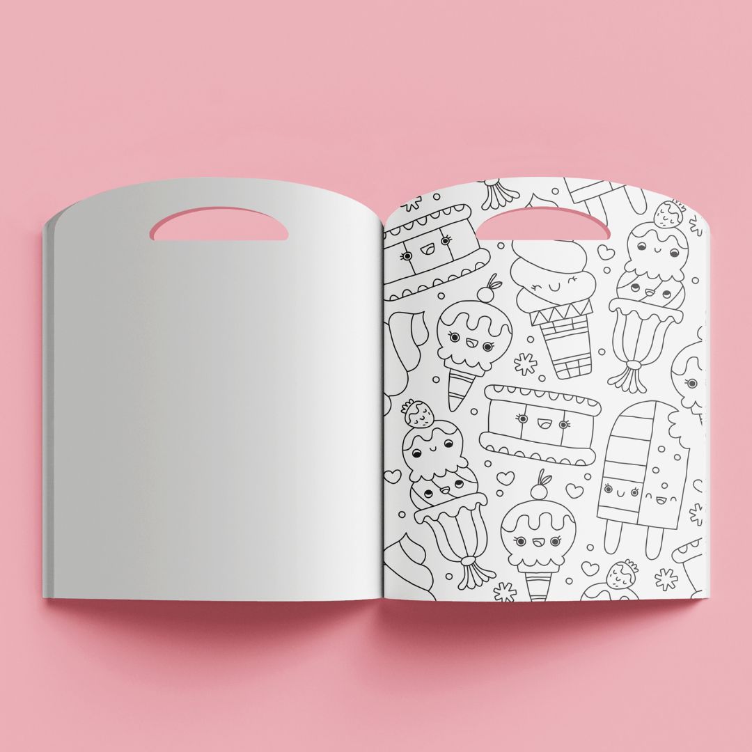 HInkler Totally Magical Shaped Colouring Book available at Bear & Moo