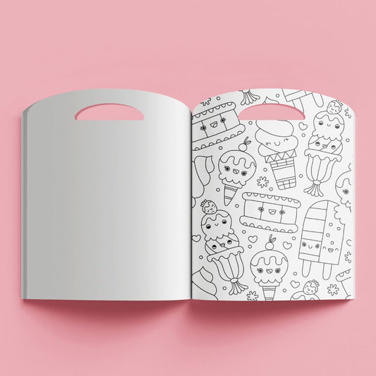 HInkler Totally Magical Shaped Colouring Book available at Bear & Moo