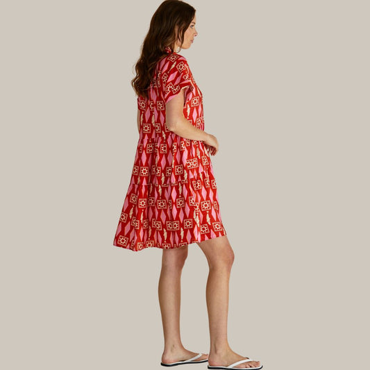 Copacabana Shirt Dress | Sardinia Geo Print