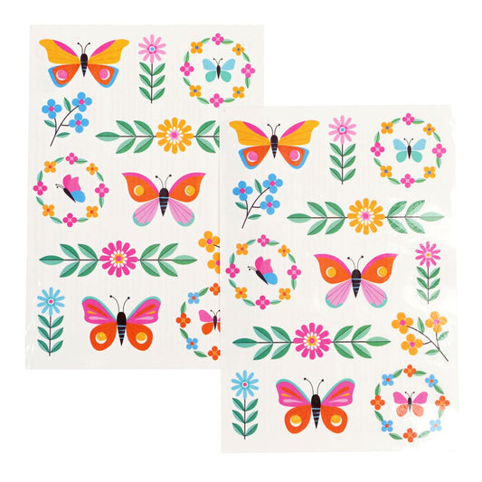Temporary Tattoos | Floral Flutter