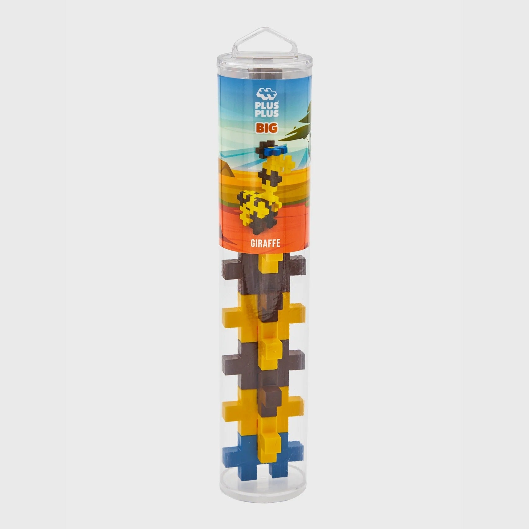 Plus-Plus Big Giraffe | 15 Piece Tube | Bear & Moo