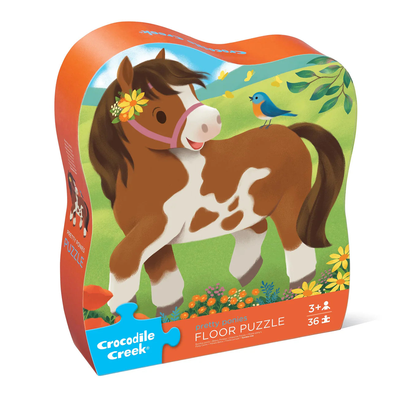 Crocodile Creek Pretty Ponies Floor Puzzle | 36 pc available at Bear & Moo
