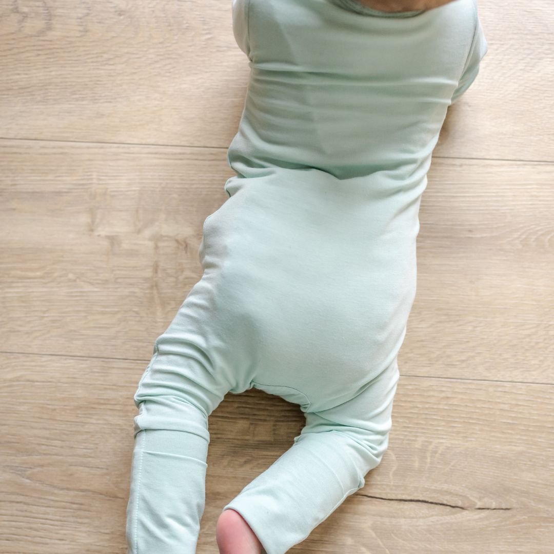 Hello Poppet Bamboo All-in-One suit available at Bear & Moo