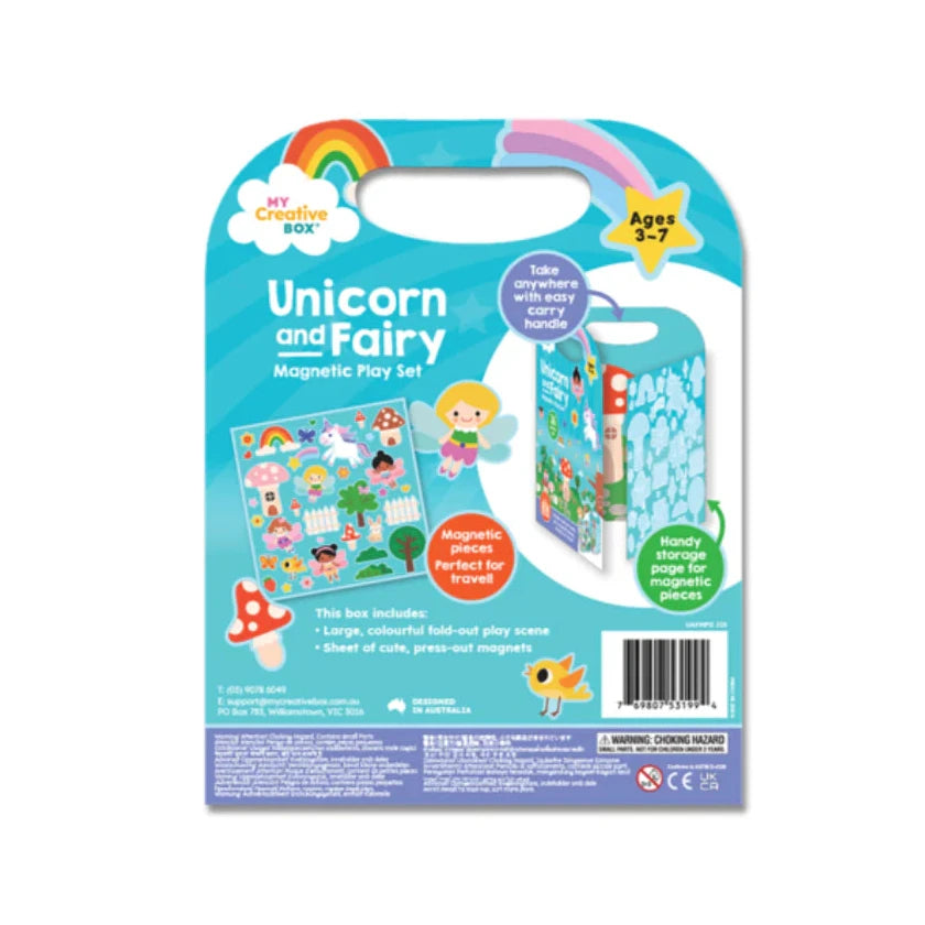 My Creative Box Unicorn and Fairy Magnetic Play Set available at Bear & Moo