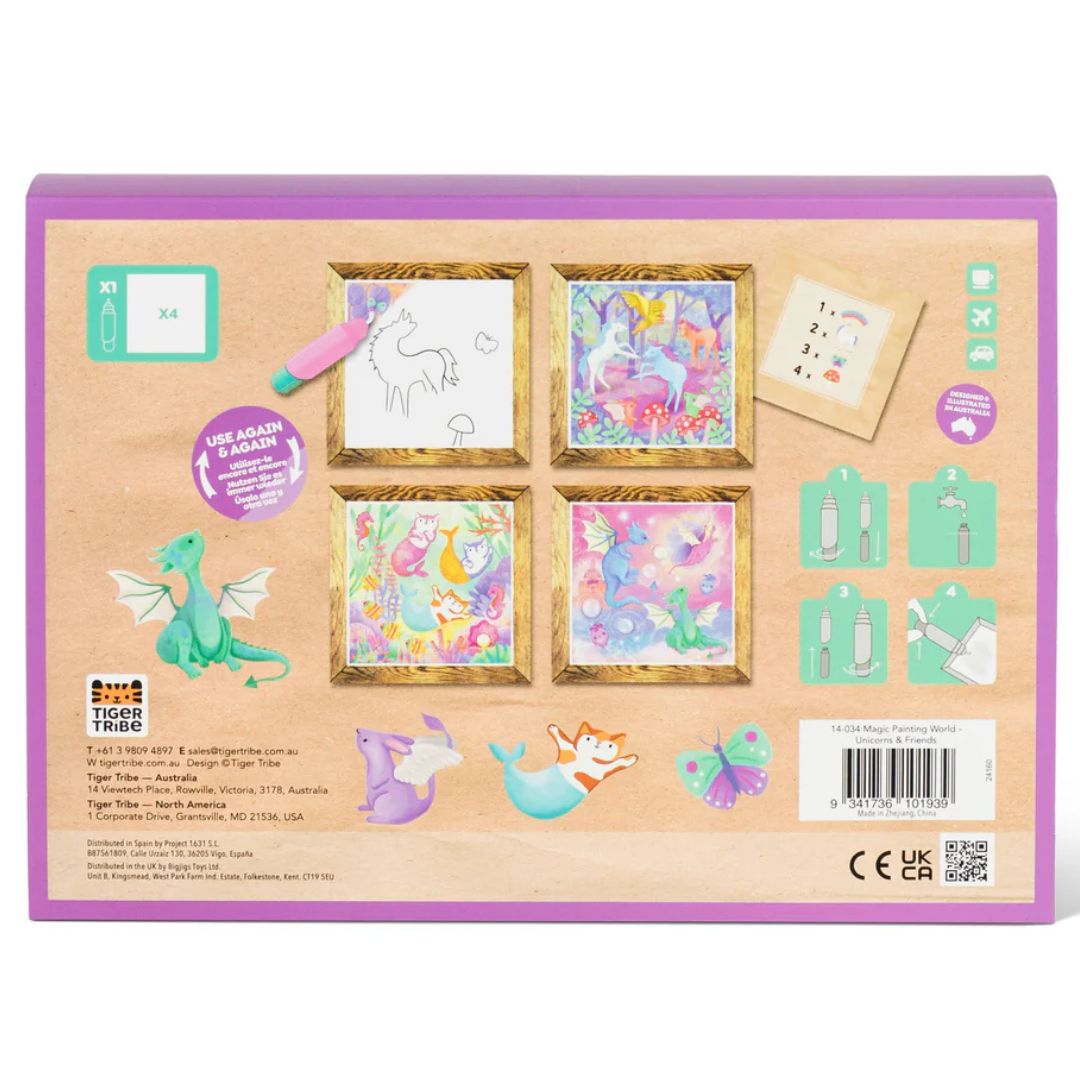 Tiger Tribe Magic Painting World | Unicorns & Friends available at Bear & Moo