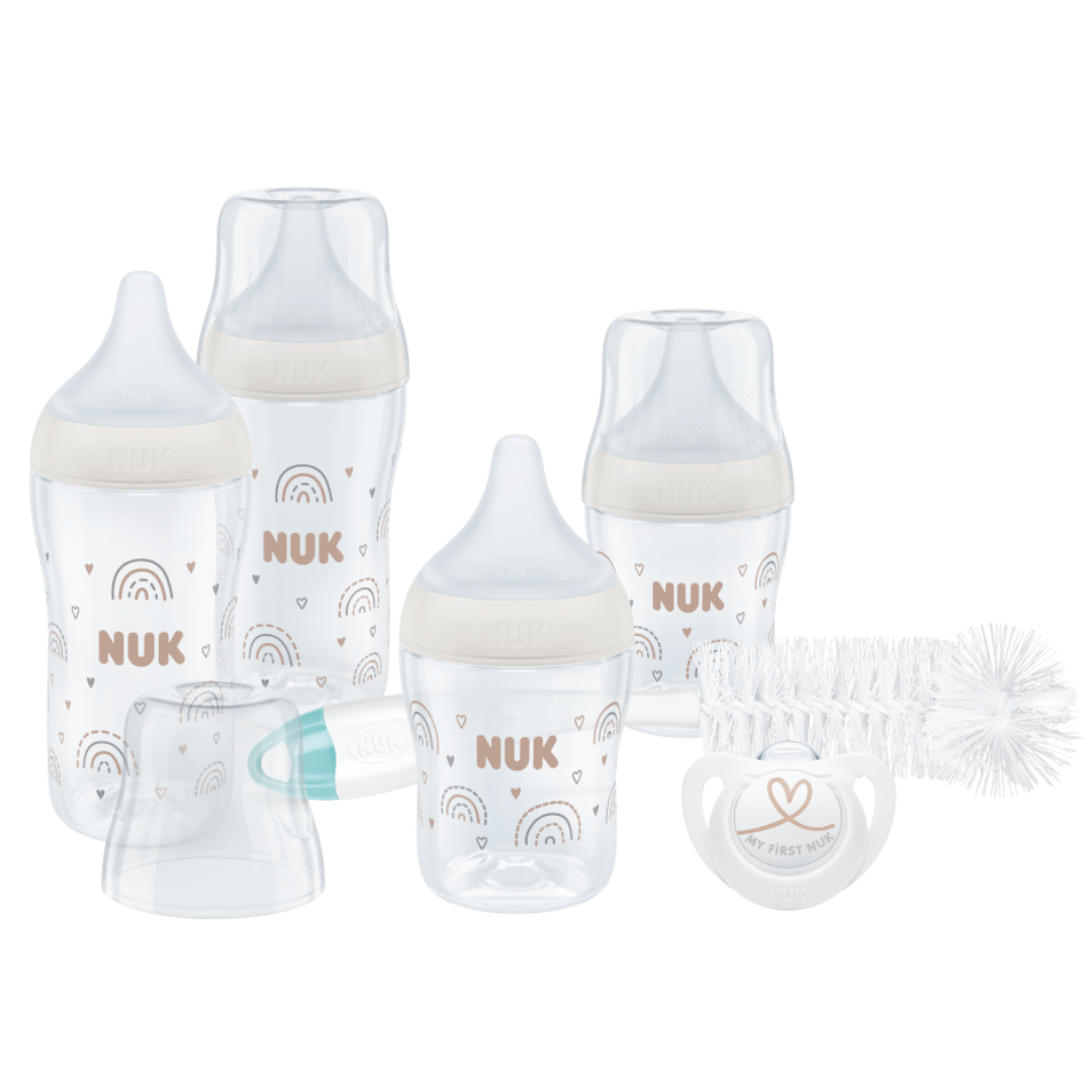 NUK Perfect Match Perfect Start Set Baby Bottle Set Bear Moo