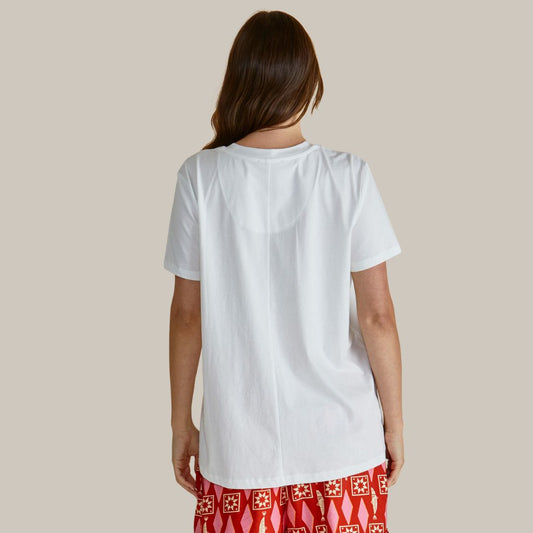 Ellia Crew Tee | Sardinia Print
