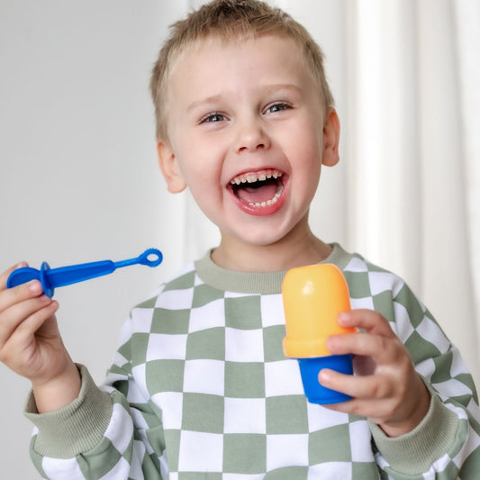 Hello Poppet Jordan Crew | Cotton Children's Top available at Bear & Moo