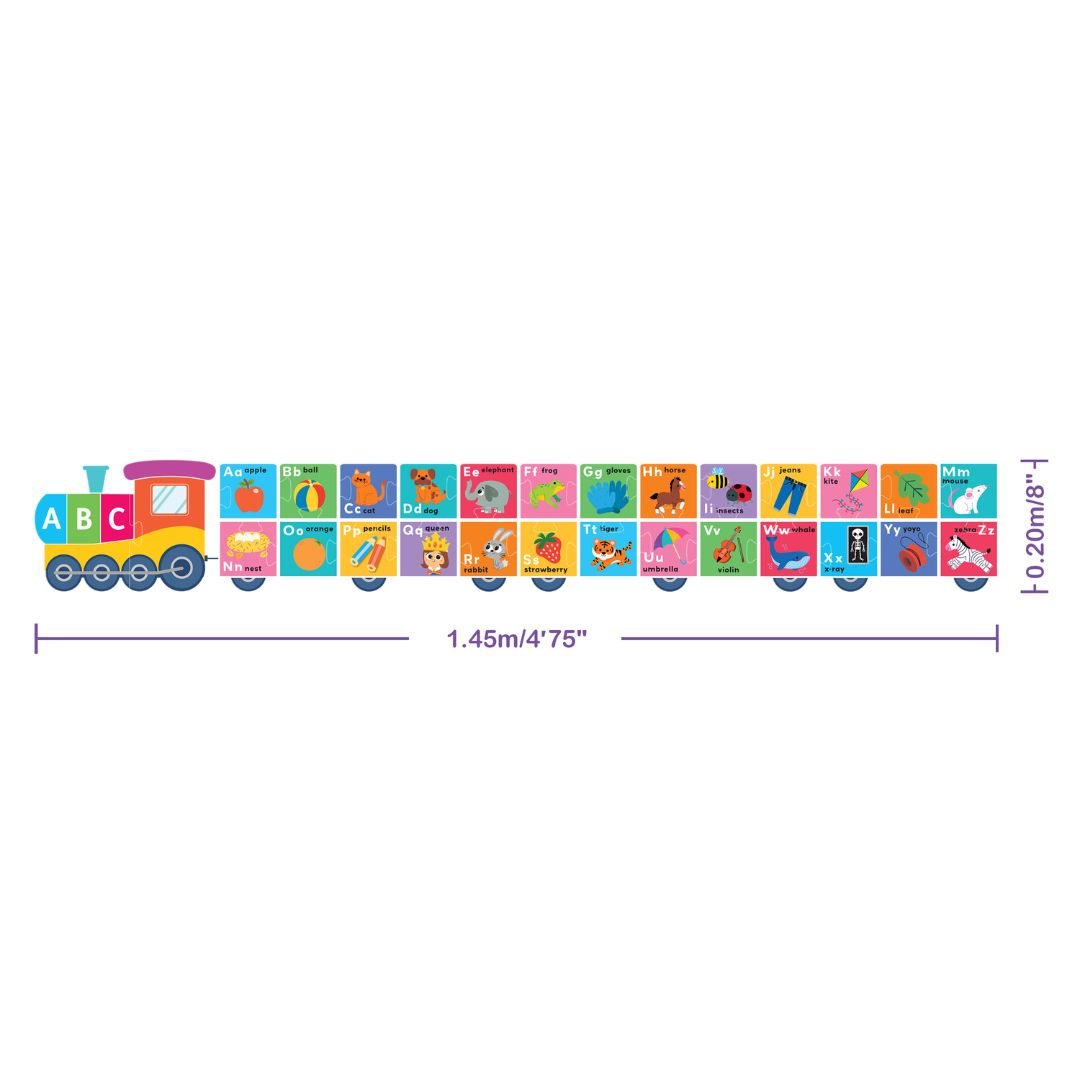 Hinkler Building Blocks Puzzle Train First Alphabet available at Bear & Moo