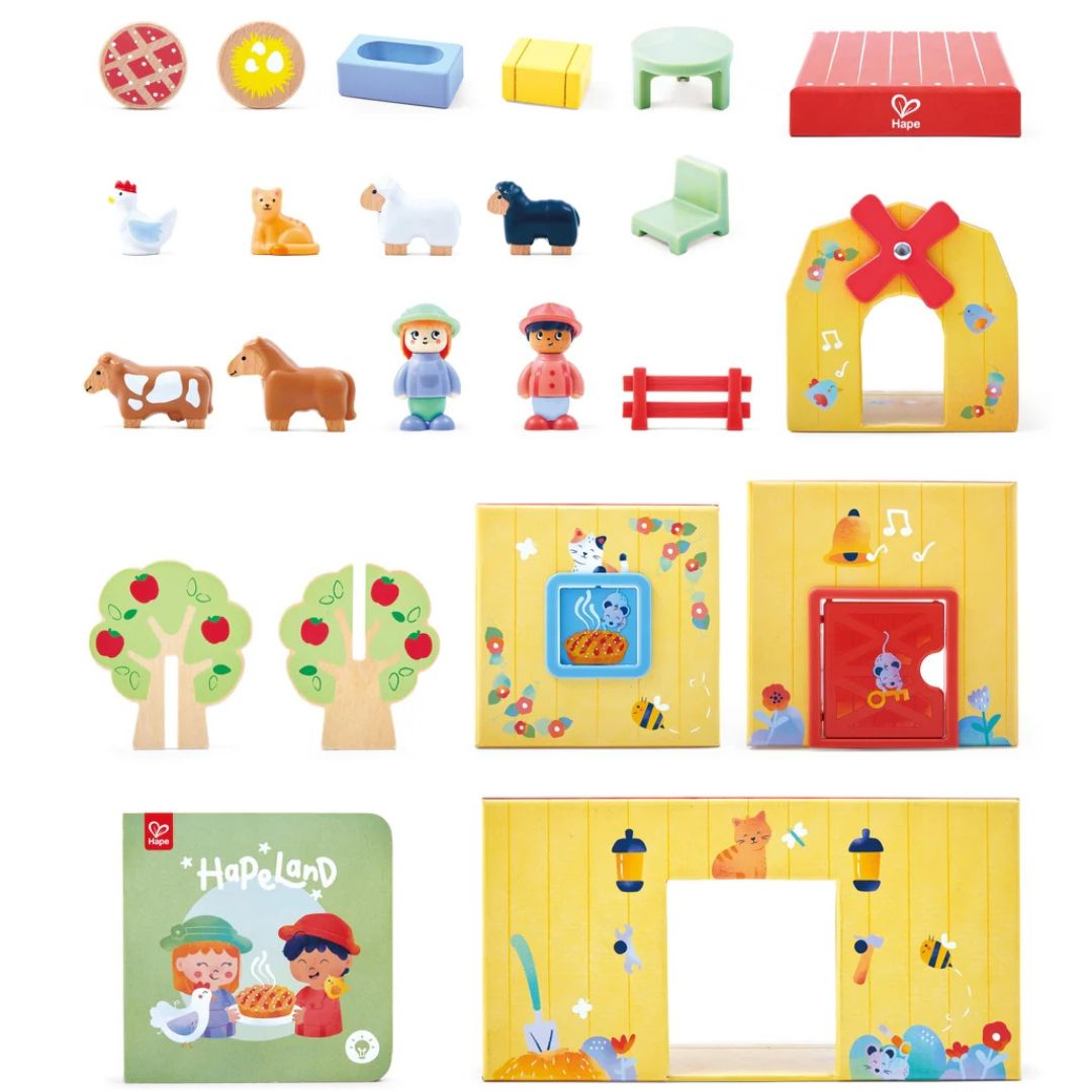 Hape Land | The Sweet Farmyard Set available at Bear & Moo