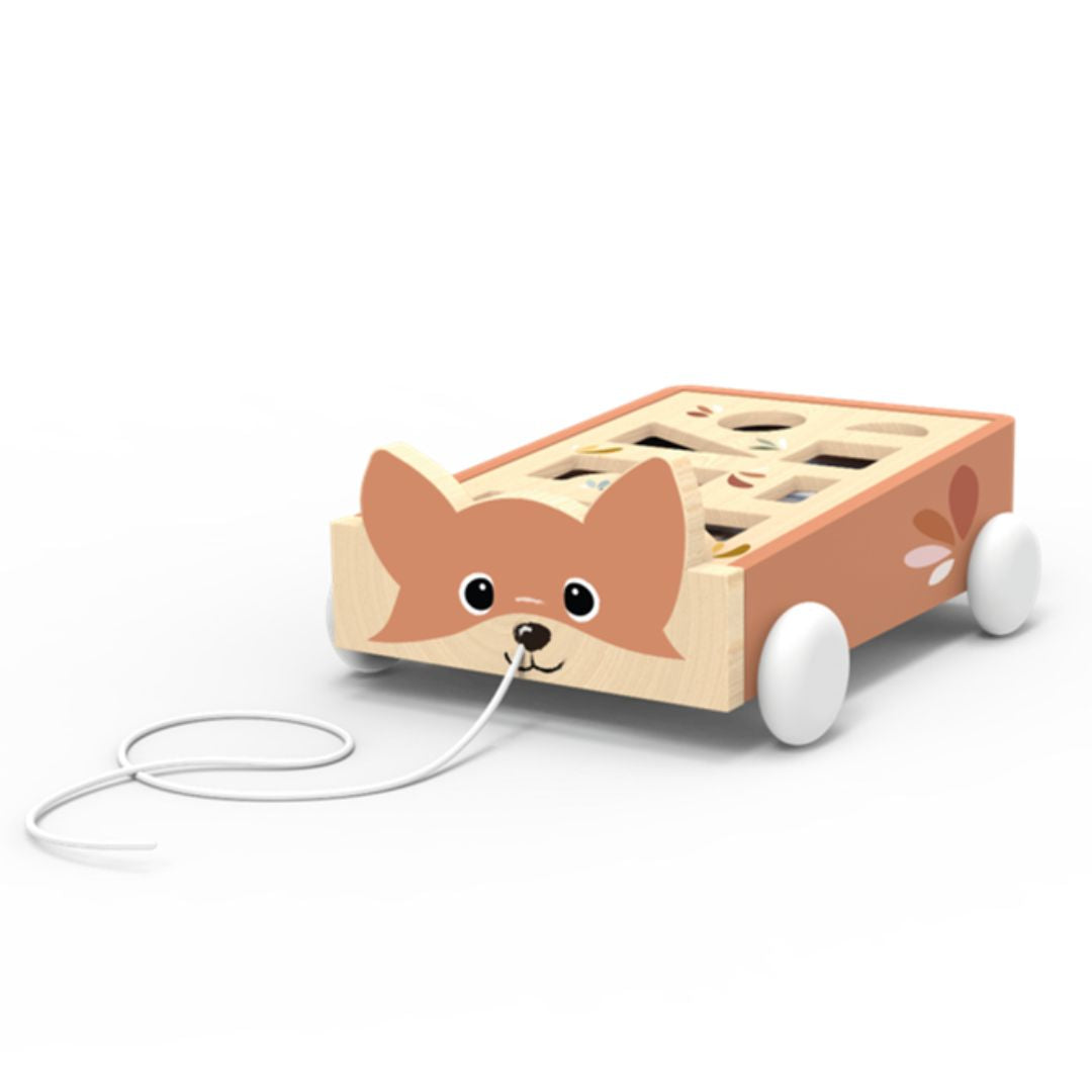 Speedy Monkey Fox Blocks Cart available at Bear & Moo
