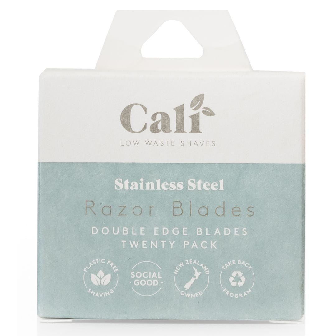 CaliWoods Safety Razor Blade Refill Pack available at Bear & Moo
