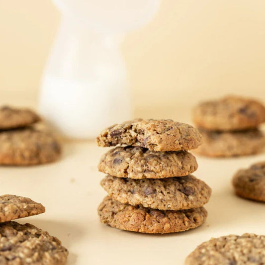 The Milk Collective Lactation Biscuit Oaty Milk Choc Chip available at Bear & Moo