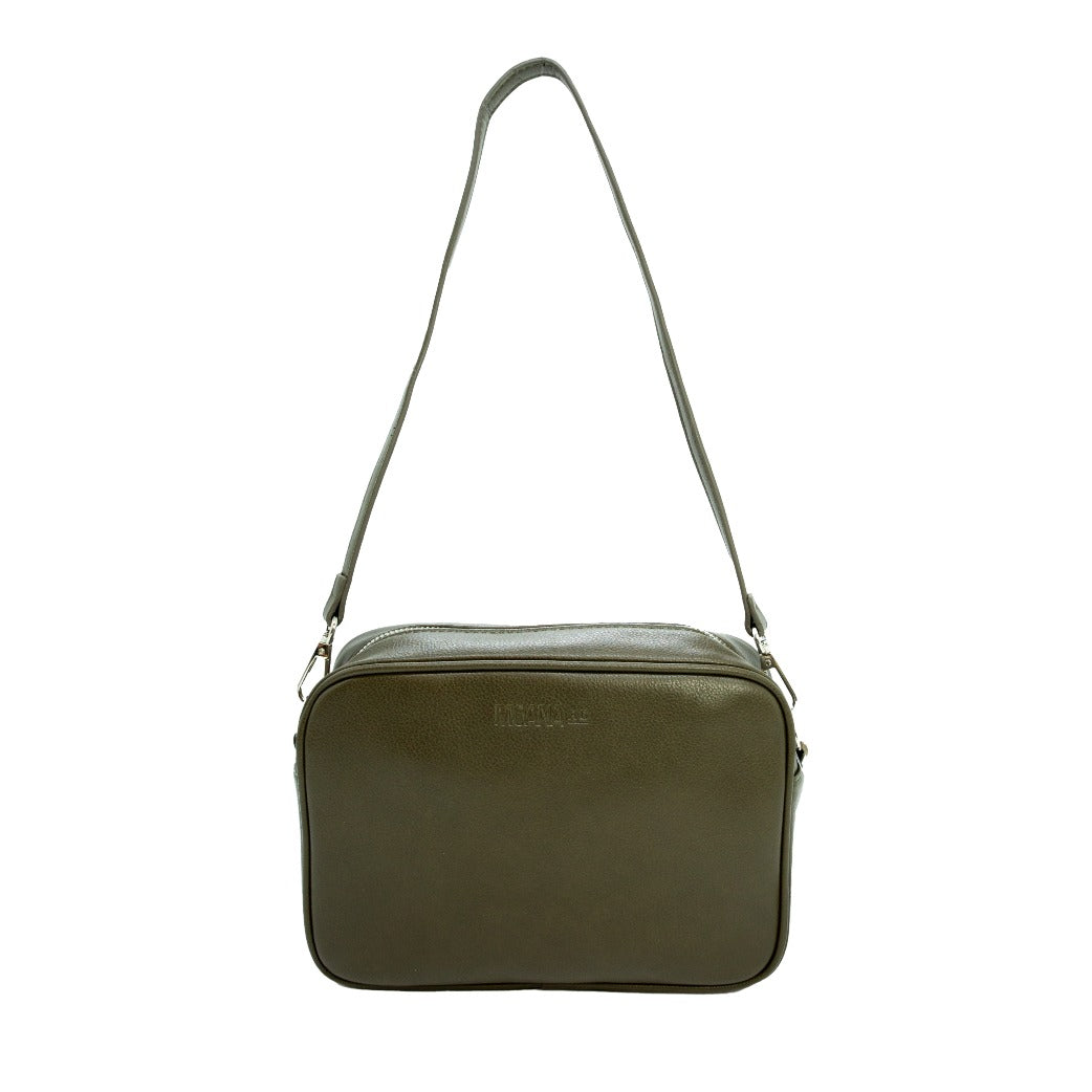 Moana Road Merivale Handbag in Olive available at Bear & Moo