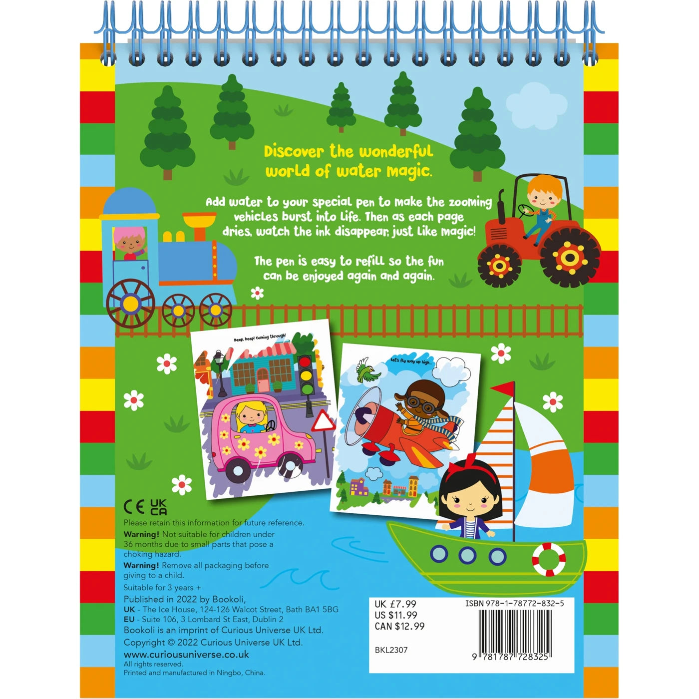Hinkler Mess Free Magic Painting | Vehicles available at Bear & Moo