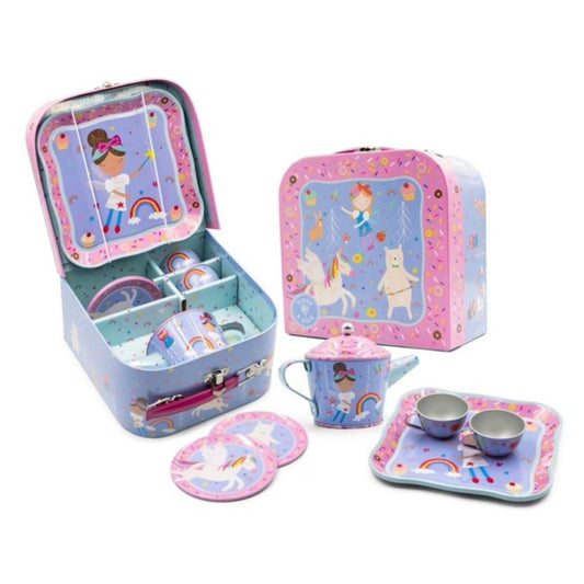 Floss & Rock Tin Tea Set | Rainbow Fairy available at Bear & Moo