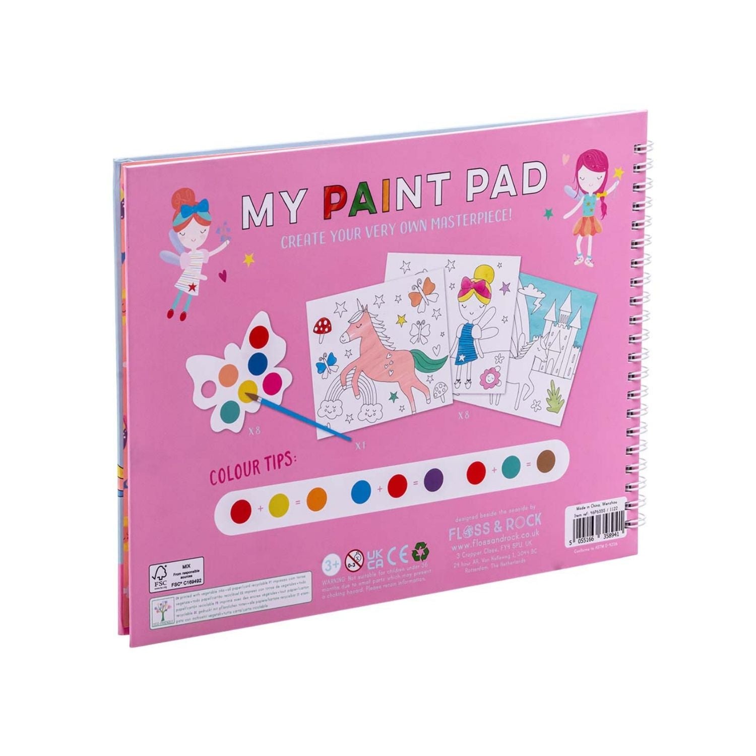 Floss & Rock My Paint Pad | Rainbow Fairy available at Bear & Moo