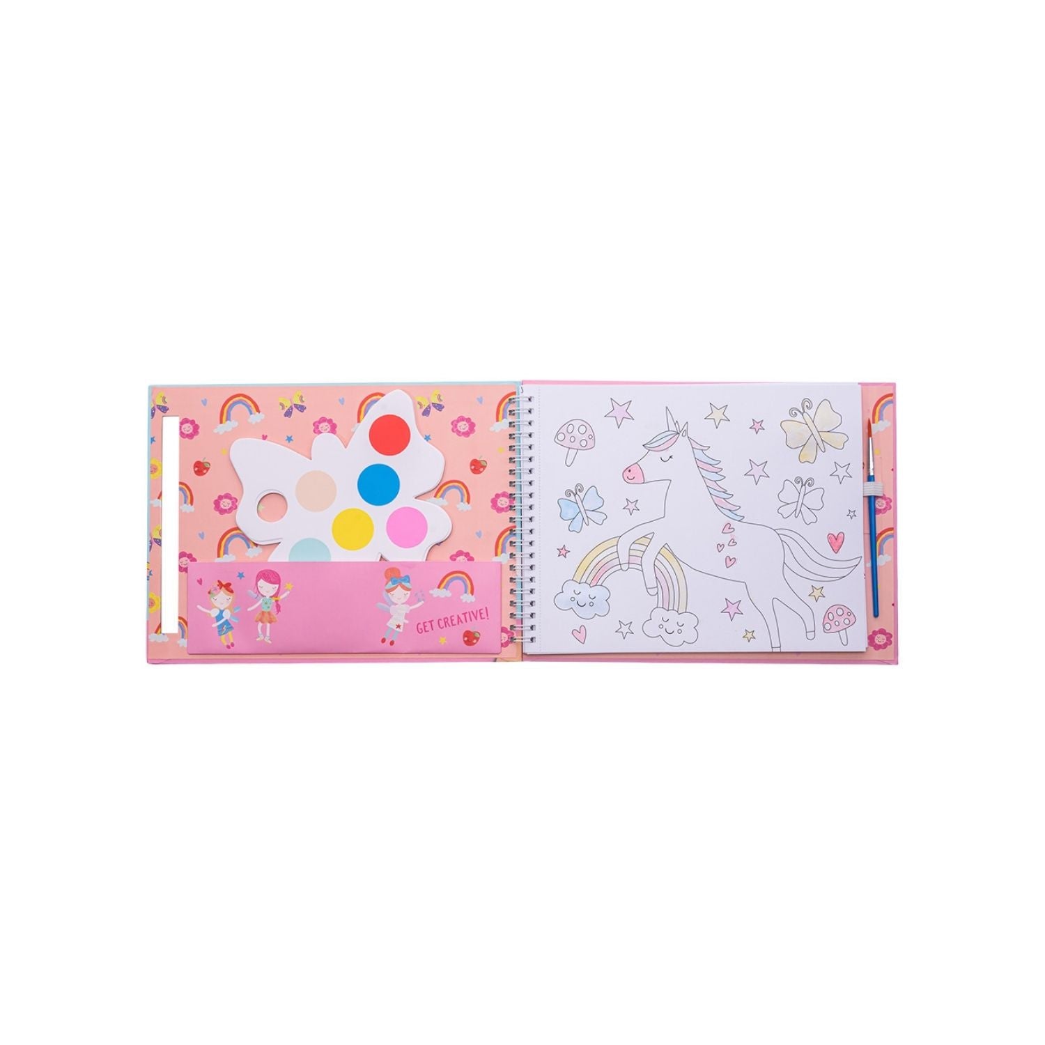 Floss & Rock My Paint Pad | Rainbow Fairy available at Bear & Moo