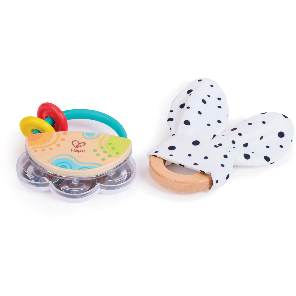 Hape Play Essentials 5 in 1 Baby Sensory Set available at Bear & Moo