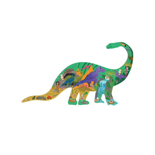 Floss & Rock Dinosaur | 80 Piece Puzzle available at Bear & Moo