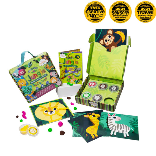 My Creative Box Jungle Dough Sensory Craft Box available at Bear & Moo