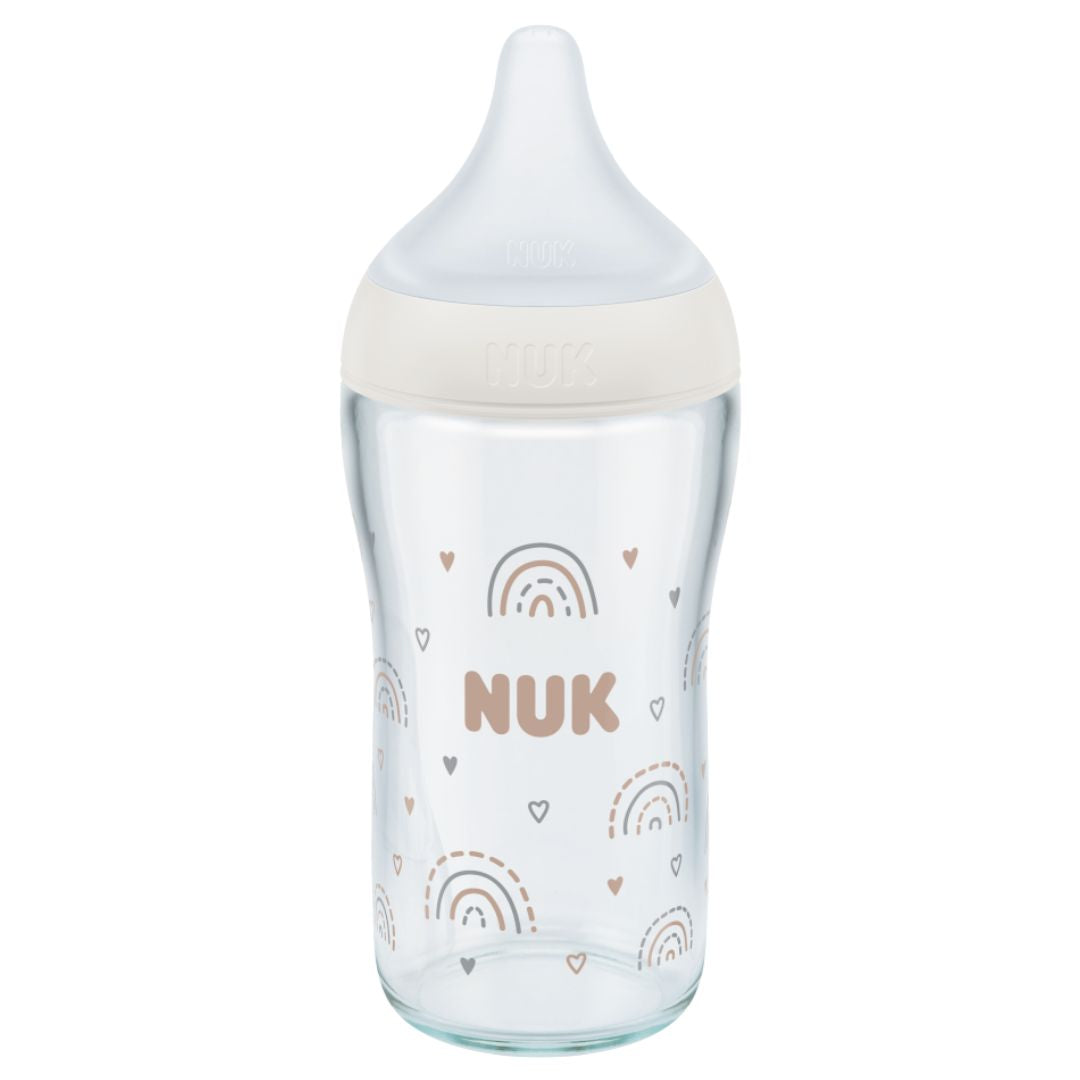 Perfect Match Glass Bottle | Rainbow 230ml available at Bear & Moo
