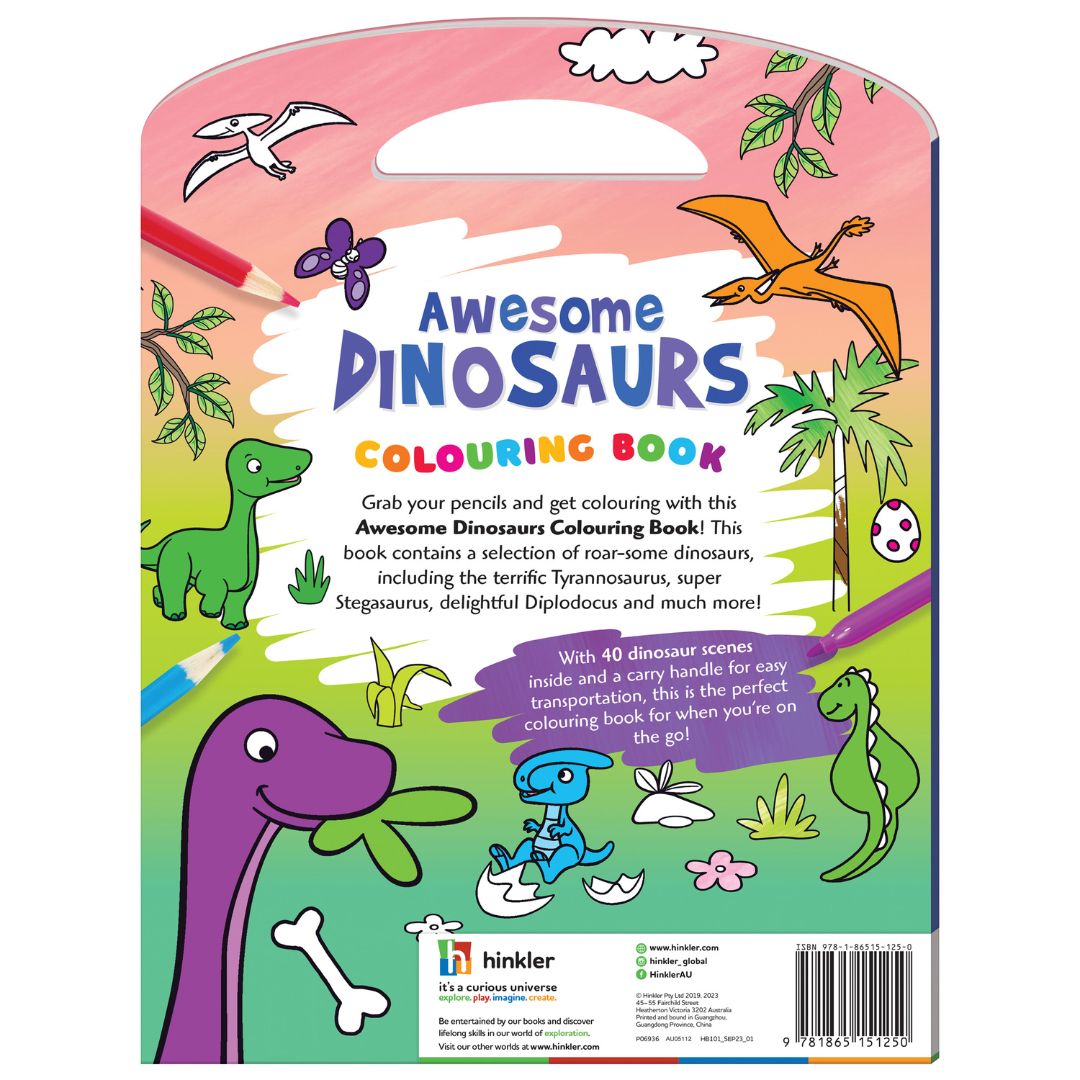 Hinkler On the Farm Shaped Colouring Book available at Bear & Moo