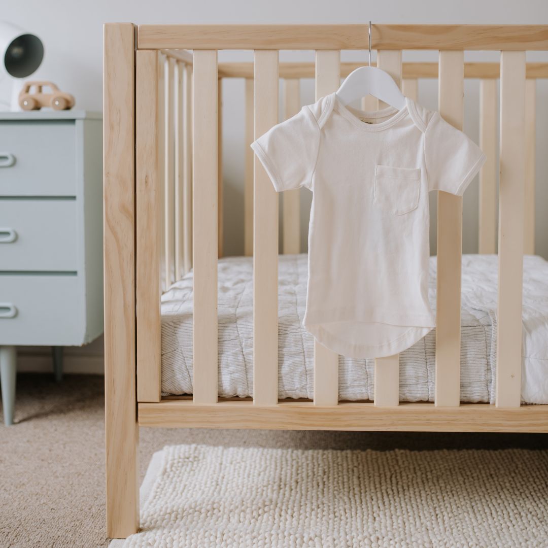 Babyhood Lulu Cot 4 in 1 | Natural available at Bear & Moo