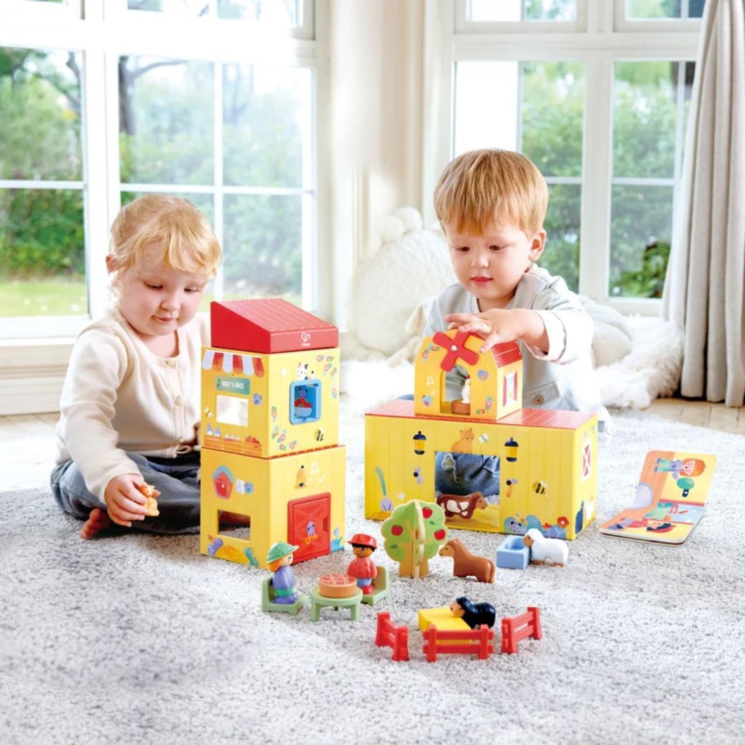 Hape Land | The Sweet Farmyard Set available at Bear & Moo