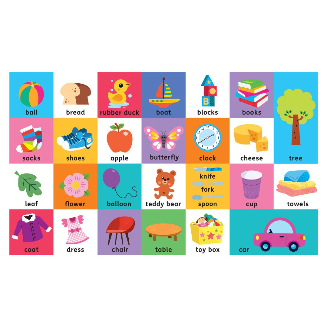 Building Blocks Floor Puzzle First Words available at Bear & Moo