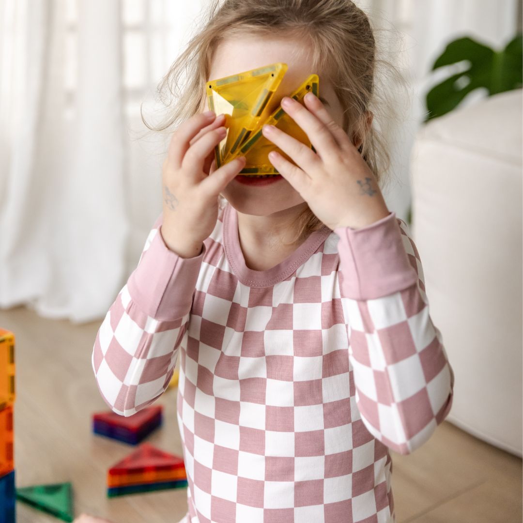 Hello Poppet Ribbed Pyjamas available at Bear & Moo