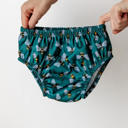 Bees & Leaves Large Swim Nappy