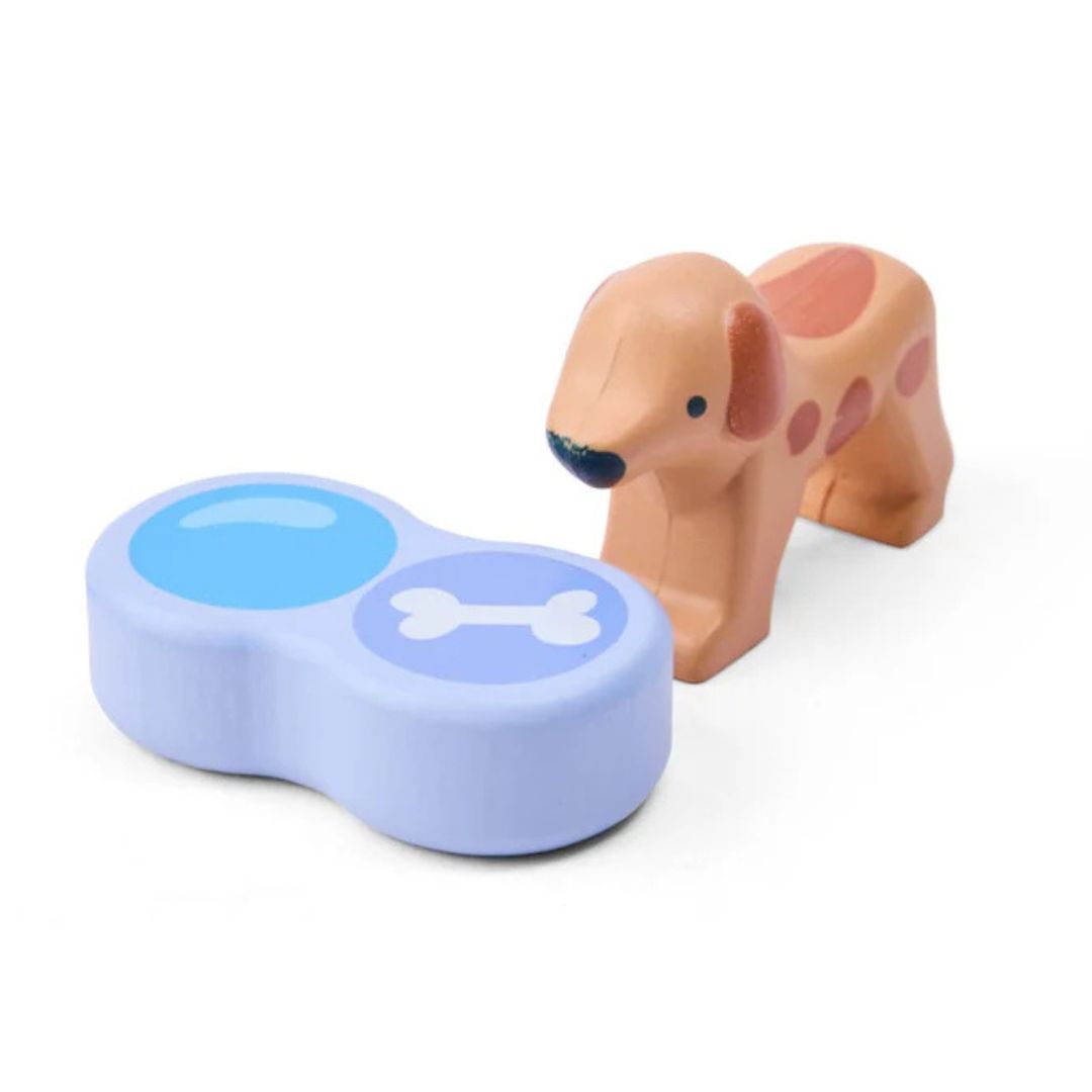 Hape Land | The Tiny House Board Book & Wooden Toy Set available at Bear & Moo