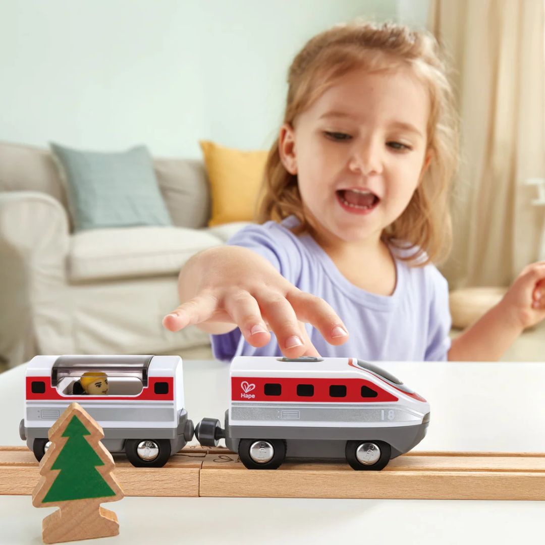 Hape Intercity Battery Powered Train available at Bear & Moo