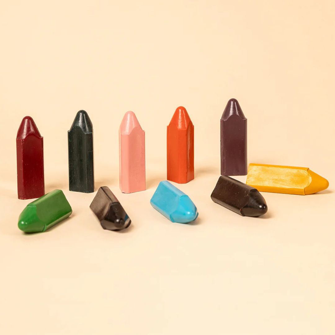 Honey Sticks Triangles | Beeswax Crayons available at Bear & Moo