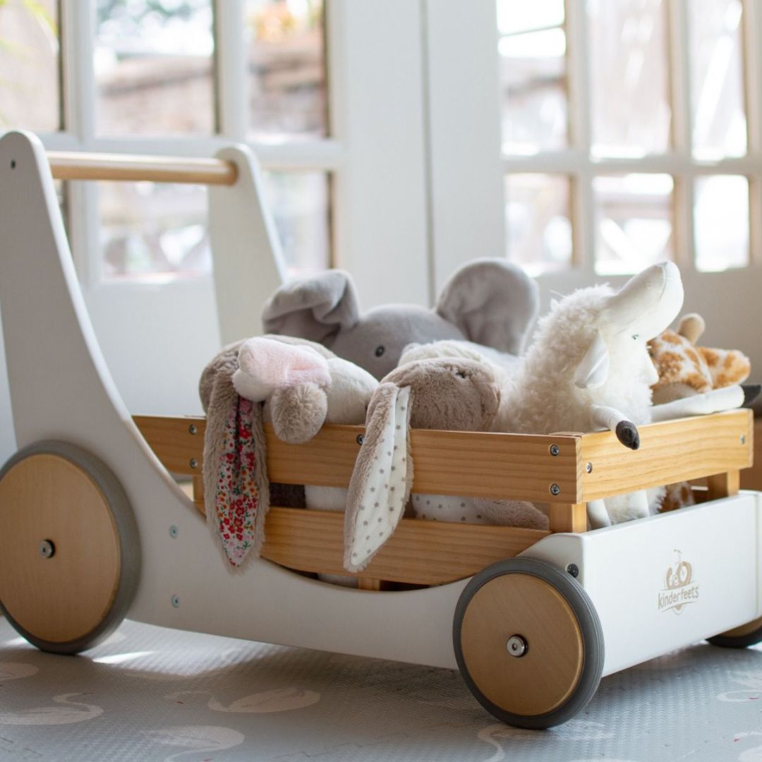 Kinderfeets Cargo Walker | Wooden Walker available at Bear & Moo
