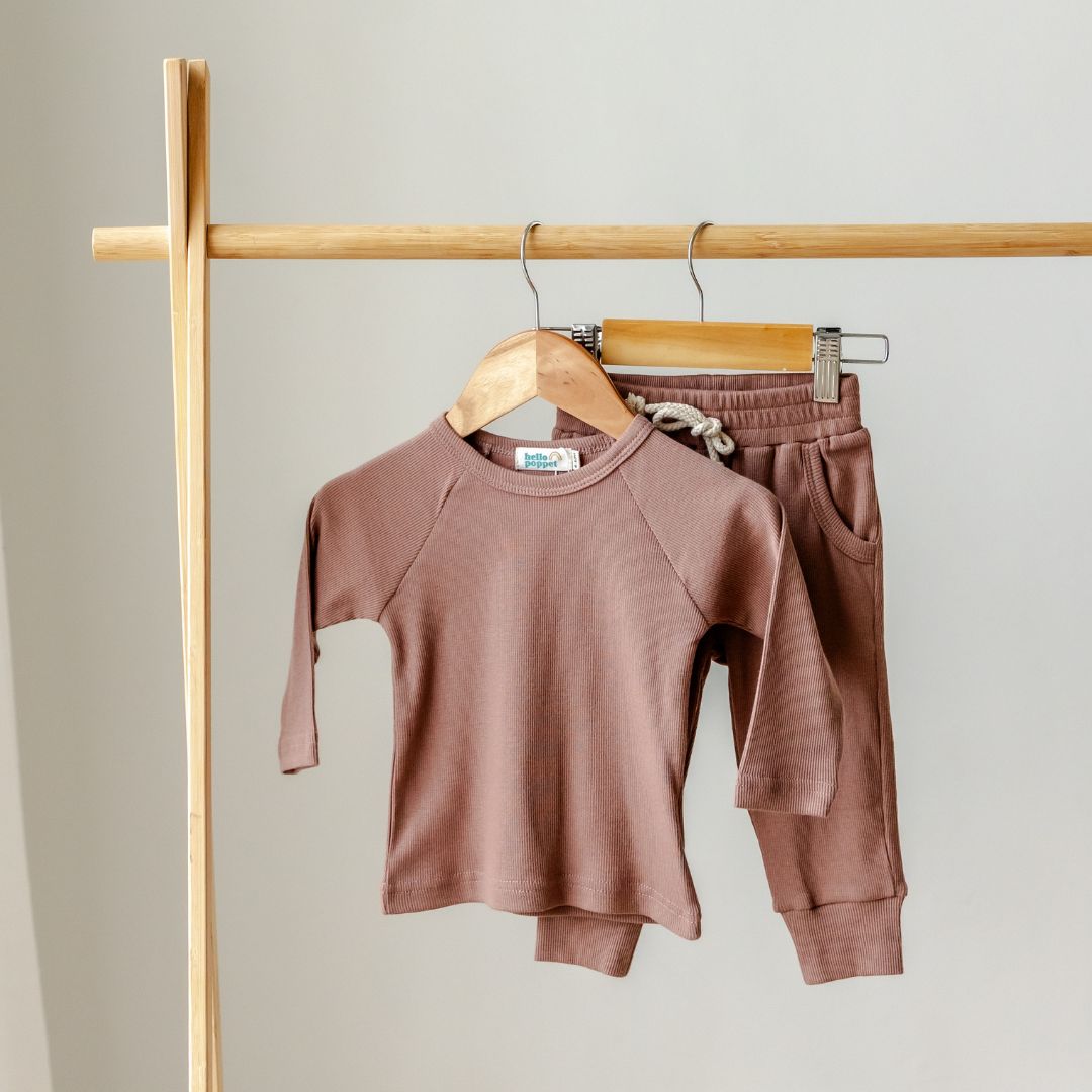 Hello Poppet Lightweight Lounge Set available at Bear & Moo